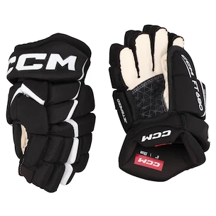 Hokejové rukavice CCM JetSpeed FT680 Black/White Junior