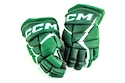 Hokejové rukavice CCM JetSpeed FT680 Dark Green/White Junior 11 palců