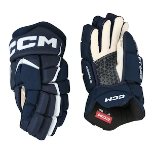 Hokejové rukavice CCM JetSpeed FT680 Navy/White Senior