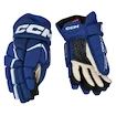 Hokejové rukavice CCM JetSpeed FT680 Royal/White Senior