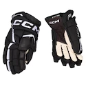 Hokejové rukavice CCM JetSpeed FTWomen Black/White Senior