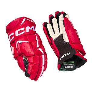 Hokejové rukavice CCM JetSpeed FTWomen Red/White Senior