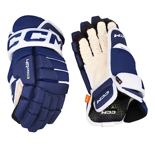 Hokejové rukavice CCM Tacks 4 ROLL PRO 3 Blue/White Senior