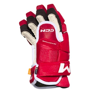 Hokejové rukavice CCM Tacks 4 ROLL PRO 3 Red Senior