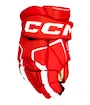 Hokejové rukavice CCM Tacks AS 580 Red/White Junior 10 palců