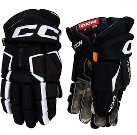 Hokejové rukavice CCM Tacks AS-V Black/White Junior