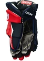 Hokejové rukavice CCM Tacks AS-V PRO Navy/Red/White Junior