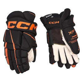 Hokejové rukavice CCM Tacks XF 80 Black/Orange Junior