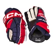 Hokejové rukavice CCM Tacks XF 80 Navy/Red/White Junior