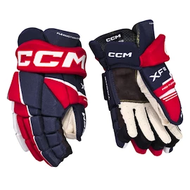 Hokejové rukavice CCM Tacks XF 80 Navy/Red/White Junior