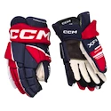 Hokejové rukavice CCM Tacks XF 80 Navy/Red/White Senior 14 palců