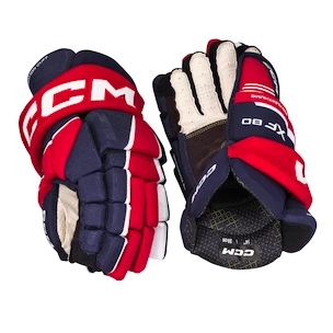 Hokejové rukavice CCM Tacks XF 80 Navy/Red/White Senior