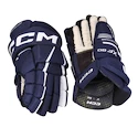 Hokejové rukavice CCM Tacks XF 80 Navy/White Junior