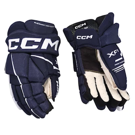 Hokejové rukavice CCM Tacks XF 80 Navy/White Junior