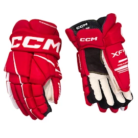 Hokejové rukavice CCM Tacks XF 80 Red/White Junior