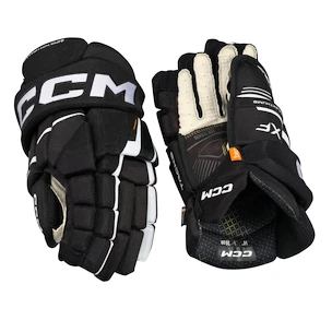 Hokejové rukavice CCM Tacks XF Black/White Junior 11 palců