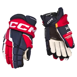 Hokejové rukavice CCM Tacks XF Navy/Red/White Junior