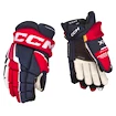 Hokejové rukavice CCM Tacks XF Navy/Red/White Senior 14 palců