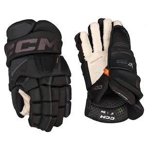 Hokejové rukavice CCM Tacks XF PRO Black/Grey Senior 13 palců