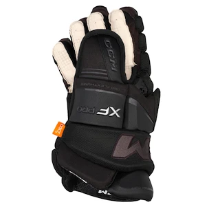 Hokejové rukavice CCM Tacks XF PRO Black/Grey Senior 13 palců