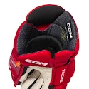 Hokejové rukavice CCM Tacks XF PRO Red/White Senior