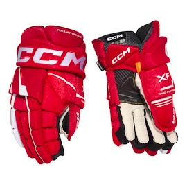Hokejové rukavice CCM Tacks XF Red/White Junior