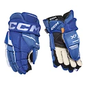 Hokejové rukavice CCM Tacks XF Royal/White Junior