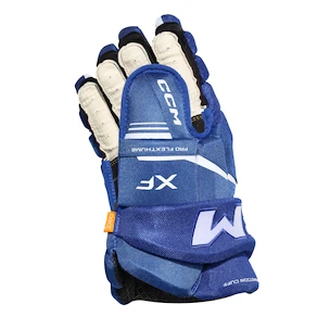 Hokejové rukavice CCM Tacks XF Royal/White Junior