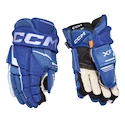 Hokejové rukavice CCM Tacks XF Royal/White Senior 14 palců