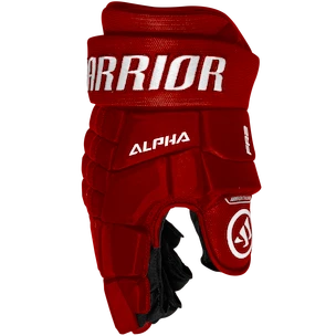 Hokejové rukavice Warrior Alpha FR2 Red Senior