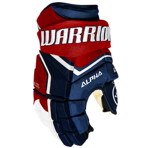 Hokejové rukavice Warrior Alpha LX2 Navy/Red/White Junior