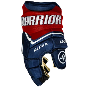 Hokejové rukavice Warrior Alpha LX2 Navy/Red/White Senior