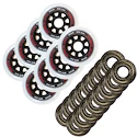 Inline kolečka Tempish  Radical 84 mm 84A 8-Pack + ABEC 9 16-Pack