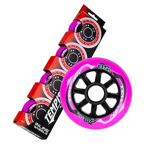 Inline kolečka Tempish  RADICAL Color 90 mm 85A 4-Pack  fialová