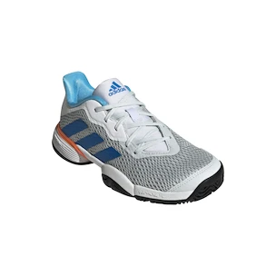 Juniorská tenisová obuv adidas  Barricade K Blue/White  EUR 36