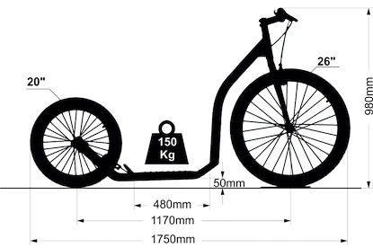 Koloběžka Crussis Urban 4.4