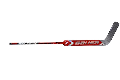 Kompozitová brankářská hokejka Bauer Supreme M50PRO Red Intermediate 23 palců, L (normální gard)