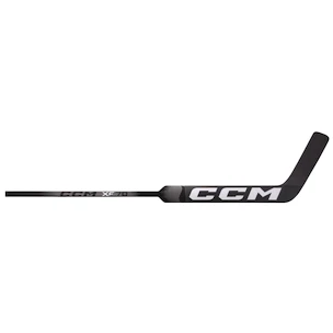 Kompozitová brankářská hokejka CCM Tacks XF 70 Black/Grey Junior 21 palců, L (normální gard)