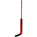 Kompozitová brankářská hokejka Warrior Ritual M3 PRO Black/Red Intermediate 23 palců, L (normální gard)