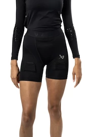 Kompresní šortky se suspenzorem Bauer Womens PRO Jill Short Black Senior