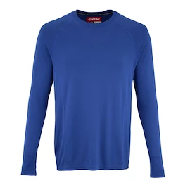 Kompresní tričko CCM LS Premium Training Tee Royal Senior