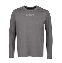 Kompresní tričko CCM Non Compression LS Tee Grey Senior