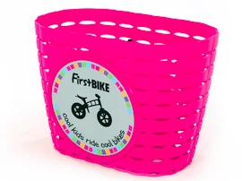 Košík na řídítka FirstBike pink