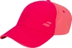 Kšiltovka Babolat Basic Logo Cap Junior Red Rose