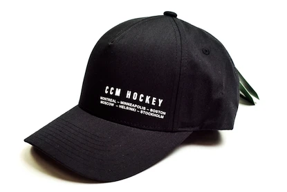 Kšiltovka CCM Nostalgia Low Profile Adjustable Cap Black Senior