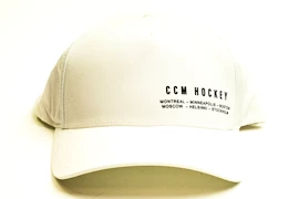 Kšiltovka CCM Nostalgia Low Profile Adjustable Cap White Senior