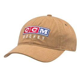 Kšiltovka CCM Vintage Courduroy Slouch Adjustable Cap Wood Senior