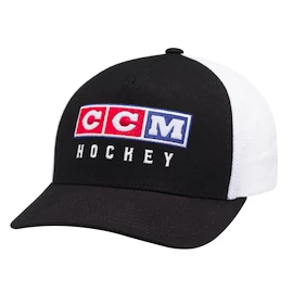 Kšiltovka CCM Vintage Fall Meshback Trucker Black Senior