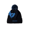 Kulich Bauer  Intarsia Knit Pom Navy/Blue Žák (youth)