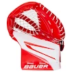 Lapačka Bauer Supreme MVPRO White/Red Intermediate na levou ruku (normální)